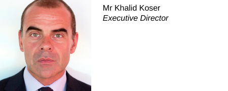 Khalid Koser, Directeur exécutif