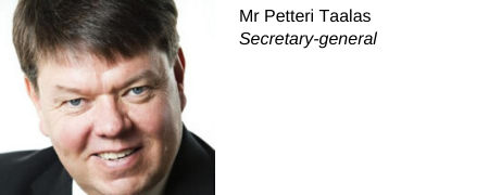 Petteri Taalas, Secrétaire général