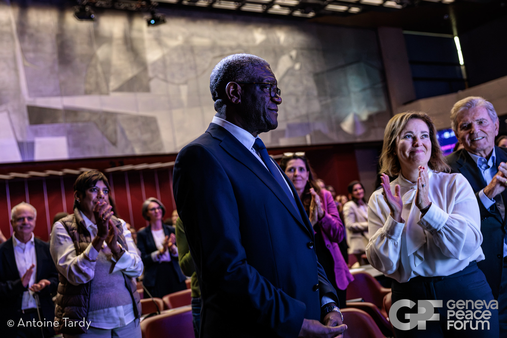 Dr Denis Mukwege, 2018 Nobel Peace Prize laureate, who has devoted his life to supporting survivors of conflict-related sexual violence in the Democratic Republic of the Congo.