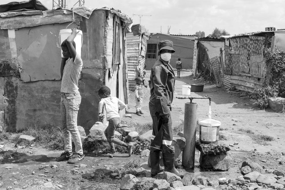 Magnum photographer, Lindokuhle Sobekwa, took this scene in Thokoza in March 2020. At a time where COVID-19 was "for some of the population perceived as a myth."
