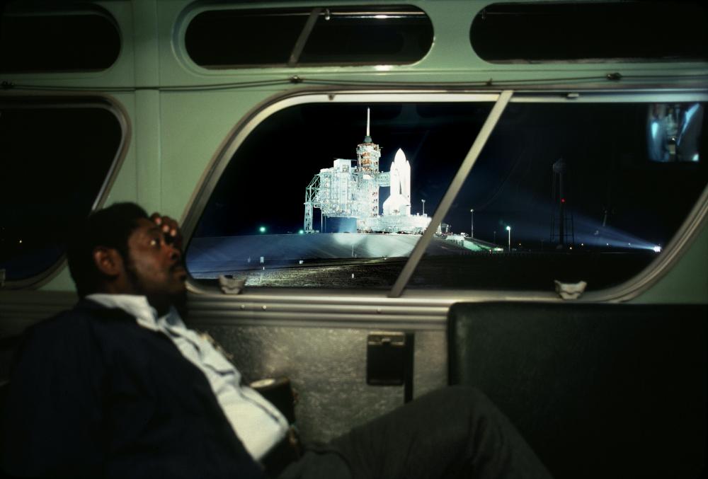 A drive at Cape Canaveral, Florida, USA, by Magnum photographer René Burri in 1981