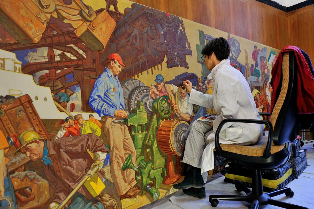 Restorations of WTO murals