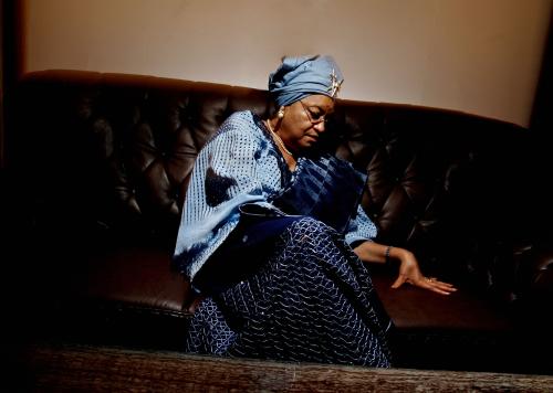 The photographer, Alex Majoli, took this portrait, in 2006, during the week of the inauguration of President Ellen-Johnson Sirleaf, in Monrovia, Liberia